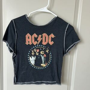 AC/DC Charcoal Graphic Tee